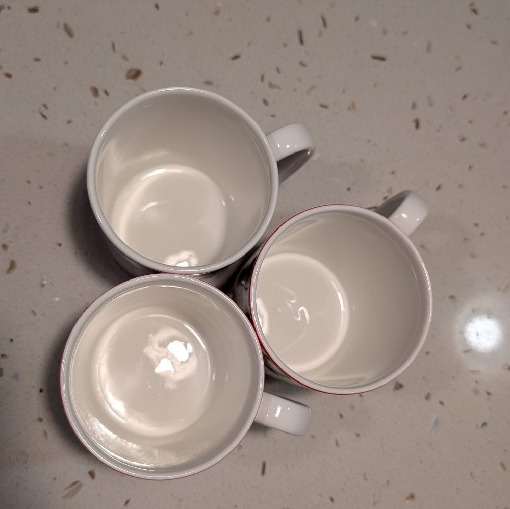 Kate Spade Mugs Set Of 3 Polka Dot And Eat Cake For Breakfast By Lenox - Picture 2 of 8